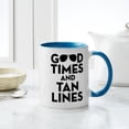 thumbnail image 4 of CafePress - Good Times Tan Lines - 11 oz Ceramic Mug - Novelty Coffee Tea Cup, 4 of 4