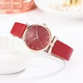 thumbnail image 1 of Reloj de cuarzo para mujer, relojes para mujer, conjunto de pulsera con flores, reloj de pulsera para mujer, reloj casual de cuero de cuarzo para mujer, 1 of 2