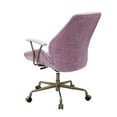 thumbnail image 6 of Acme Furniture Manager's Chair with Adjustable Height & Swivel, 330 lb. Capacity, Pink, 6 of 10