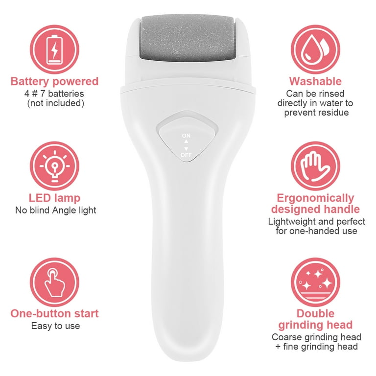 Elmchee electric foot callus remover kit, elmchee rechargeable