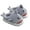 Grey, variant on WhouRiu Toddler Boys Slippers Shark Cartoon Warm Thick Platform Scuff Slippers Child Thermal Soft Cozy House Shoes Gray Toddler10
