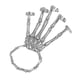 thumbnail image 3 of Xihbxyly Pulsera de Mano de Esqueleto, Accesorio Llamativo para Discoteca, Diseño de Aleación Flexible, Cómoda para Todos, Perfecta para Fiestas de Halloween, Disfraz de Rockero, Idea de Regalo Única, 3 of 7