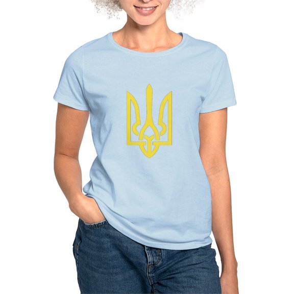 CafePress - Ukraine T Shirt - Women's Classic T-Shirt