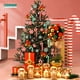 thumbnail image 4 of Bastón de plástico con temática de caramelo para decoración del hogar, adornos navideños para árbol de Navidad, 40 piezas, rojo y verde, suministros para fiestas navideñas, 4 of 4