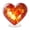 C, variant on A Heart Themed Acrylic Rotating Standing Sign With 2D Character For Desktop Display And Holiday Inspired Decor