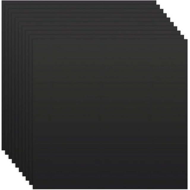 10 hojas de papel de prueba cuadrado negro para grabado láser de 26 x 26 cm (10,2 x 10,2 pulgadas). Papel adhesivo para marcado láser. Material para grabado láser.