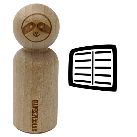 Book Journal Planner Study School Symbol Rubber Stamp for Scrapbooking Crafting Stamping - Small 3/4 Inch