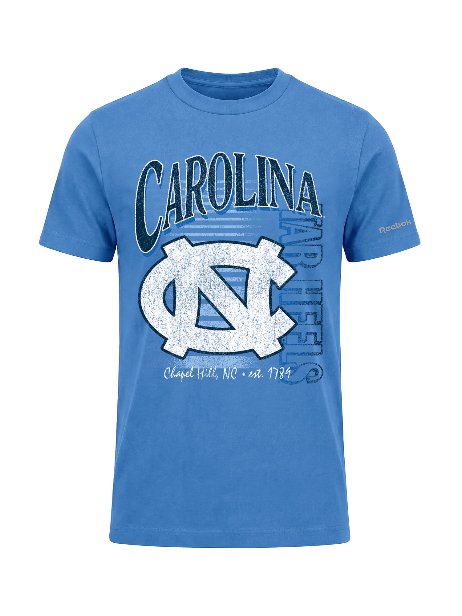 North Carolina TarHeels Reebok Mens Crew Neck Short Sleeve T-Shirt
