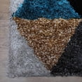 thumbnail image 5 of Rugsotic Carpets Hand Tufted Shag Polyester Eco-Friendly Area Rugs - 4'x6', Rectangle, Multicolor, Plain Solid Design, High Pile Handmade Anti Skid Rugs for Living Room, Bed Room K00008, 5 of 5