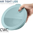 thumbnail image 3 of COOK WITH COLOR 12-Pc Mixing Bowls with Lids Set Plastic Bowls for Kitchen, Blue Embossed, 3 of 8