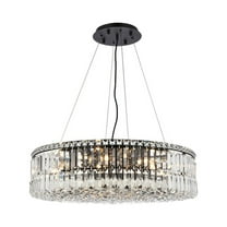 Maxime 28 inch black chandelier