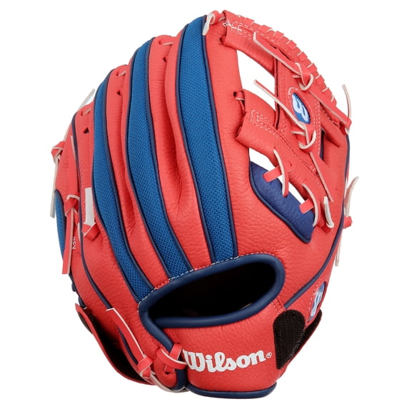 Guantes Wilson "10" A200 Rojo Con Azul - De niños