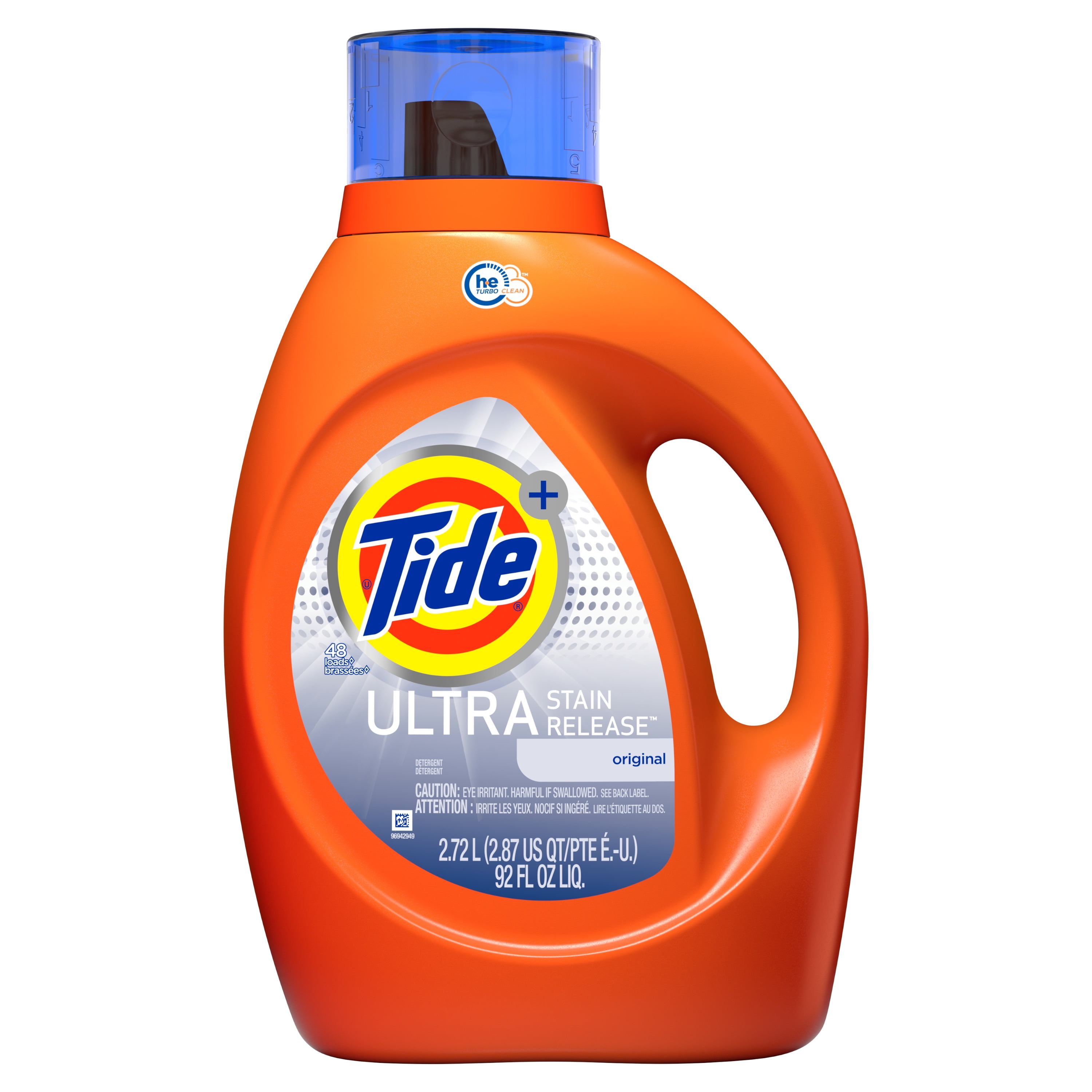 Tide Ultra Stain Release Liquid Laundry Detergent, Original, 48 Loads