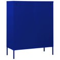thumbnail image 3 of vidaXL Commode Bleu Marine 80x35x101,5 cm Acier, 3 of 5