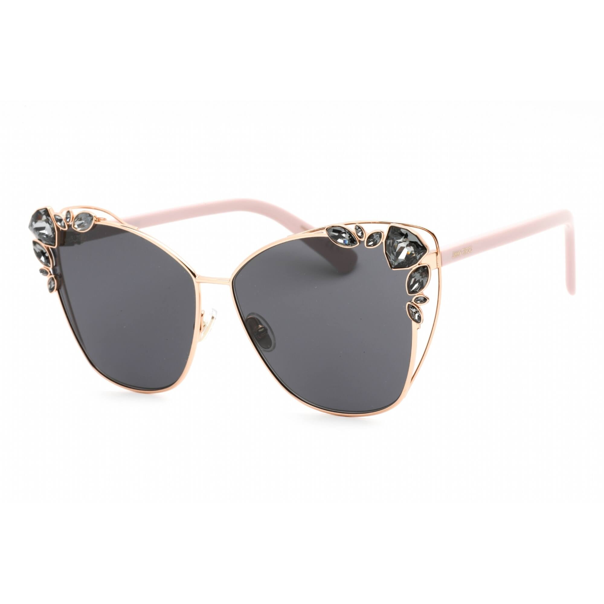 Jimmy Choo Selby Women's Oversized Havana Cat Eye Sunglasses, 100