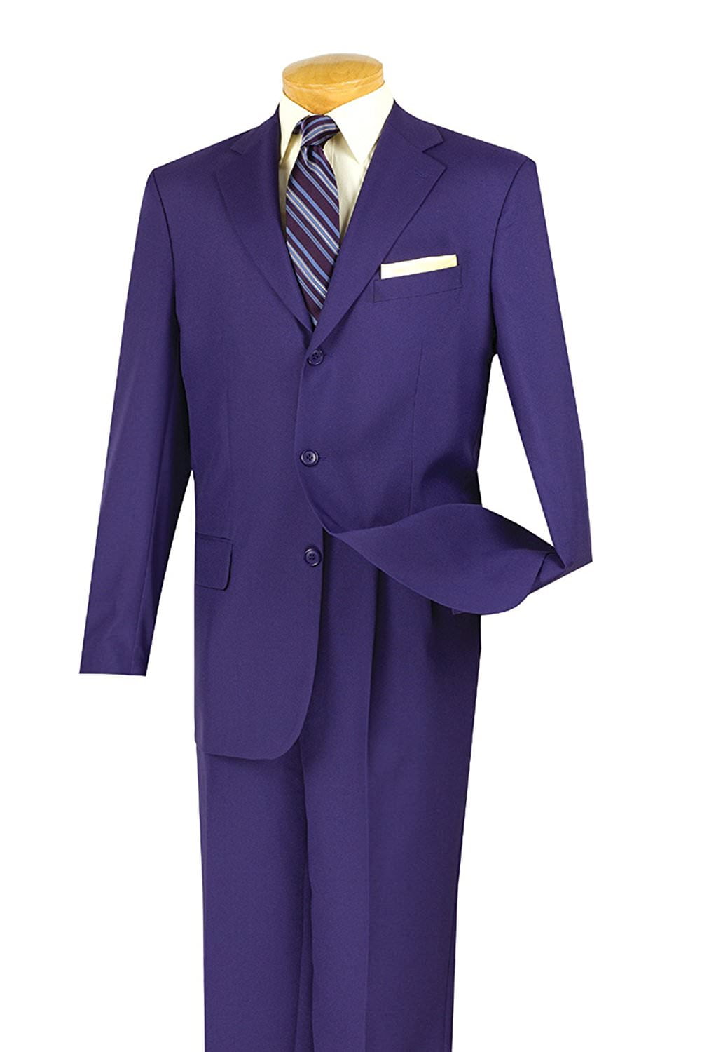 Suit USA Men's 3 Button Single Breasted Dress Suits , 14 Colors