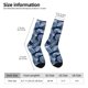 thumbnail image 2 of Balery Tropical Leaves Calcetas Largas con Estampado para Hombre y Mujer – Suaves y Transpirables, Talla Única (US 5-11), 2 of 6