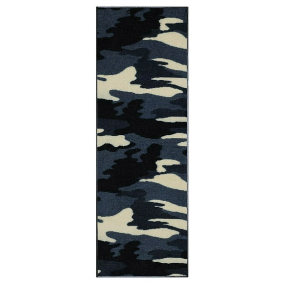 Camouflage Undercover Area Rug for Living Room, Dining Room, Kitchen, Bedroom, Kids, Made In USA - 4' x 16'
