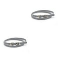 thumbnail image 4 of Ruiboury Comfortable To Wear And Good Gift Choice Luxury Women Belt Various Color Gray 2Set, 4 of 6