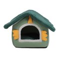 thumbnail image 1 of Plush Pet Bed House, Soft Warm Cat Bed Cave, Cozy Dog House, for Cats, Small Dogs, Hamsters, Rabbits, Raccoons, Skunks, with Easy Assembly & Cleaning, for Indoor and, 1 of 7