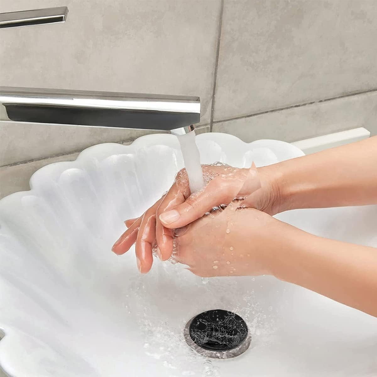 DMZK Bouchon De Vidange De Baignoire En Acier Inoxydable Avec