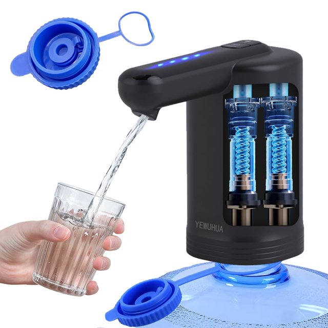 Bomba de agua YEWUHUA con carga USB automática para 2-5 galones