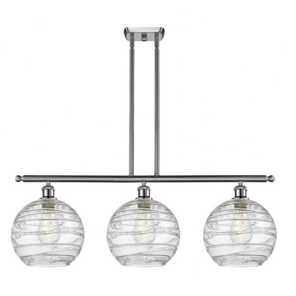 Innovations Lighting 516-3I-13-37 Athens Linear Athens 3 Light 37" Wide Linear Pendant -