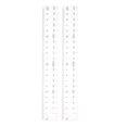 thumbnail image 1 of Unique Bargains 2pcs Public Examination Square Cubic Ruler 20cm Stationery Data Analysis Examination Rulers, 1 of 6