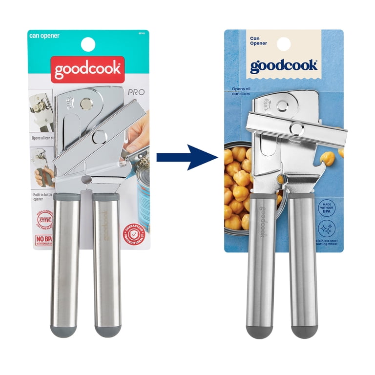 GoodCook Pro Deluxe Manual Can Opener with Sharp Cut & Smooth Turn