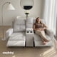 thumbnail image 3 of LOVE SEAT RECLINABLE MOON GRIS CLARO, 3 of 6