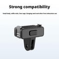 thumbnail image 3 of Magnetic Quick Release Base for OSMO Action 5 Pro, 4, 3, 360 & Nano Cameras: ABS Mount with 1/4" Thread, Two-Claw Connector for Fast Setup, 3 of 8