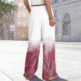 thumbnail image 5 of kaondbfi Dress Pants Women Petite High Waisted Wide Leg Summer Beach Vacation Women's Pants Casual Trousers, 5 of 8