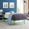 thumbnail image 3 of Modway Horizon Twin Stainless Steel Bed Frame in Pink, 3 of 11
