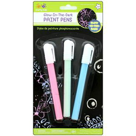 Multicraft Paint Pens Glow In The Dark 3pc