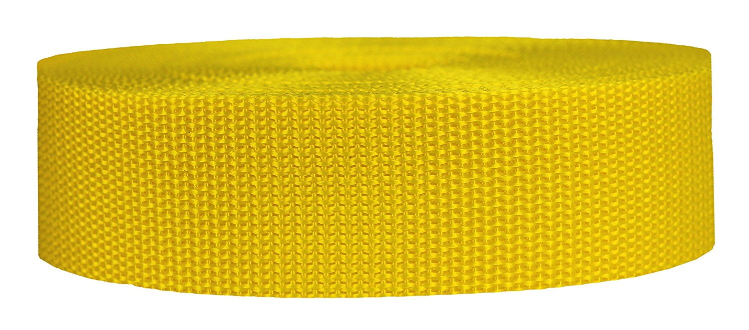 1.5 Inch by 10 Over 20 Colors or 50 Yards Poly Strapping for Outdoor DIY Gear Repair Crafts Pet Collars Strapworks Lightweight Polypropylene Webbing 25 
