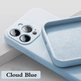 thumbnail image 3 of Square Soft Liquid Silicone Cover Case For iPhone 15 14 13 12 11 Pro Max Plus XS XR X Colorful Ultra Armor Bumper Cover, 3 of 5