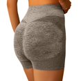 thumbnail image 1 of High Waist Compression Yoga Shorts - Breathable, Non-See-Through, Stretchy for Fitness & Running, 1 of 6