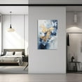 thumbnail image 3 of ZHONGYUTONG Abstract Golden Butterfly Wall Decor Navy Blue and Gold Picture Painting Luxury Butterflies Canvas Prints Modern Home Decor Artwork (20.00" x 30.00"), 3 of 6