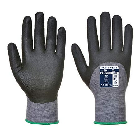 

Portwest A352 DermiFlex Ultra Glove Gray/Black X-Large