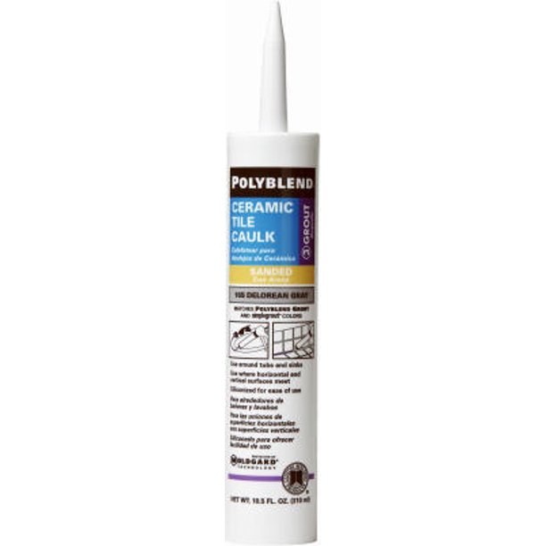 10.5 OZ 380 Haystack Polyblend Ceramic Tile Caulk A Siliconized Acryl
