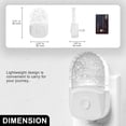 thumbnail image 2 of LOHASLED 2PCS 3000K Nightstand Wall Light sconces, Dimmable Night Light with RGB Mode, Gradient Light Effect Dusk to Dawn, 2 of 7