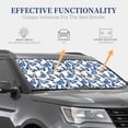 thumbnail image 4 of Wukai Beautiful Butterflies Car Front Windshield Sun Shade,Sun Visor Shield Block Automotive Interior Protector Blocks UV Rays-Small, 4 of 6