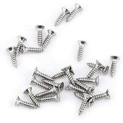 Sarapandan M3 Self Tapping Screws, 400pcs Stainless Steel Countersunk Head Screws Phillips Flat Head Wood Screws for Carpentry Repair 6-30mm