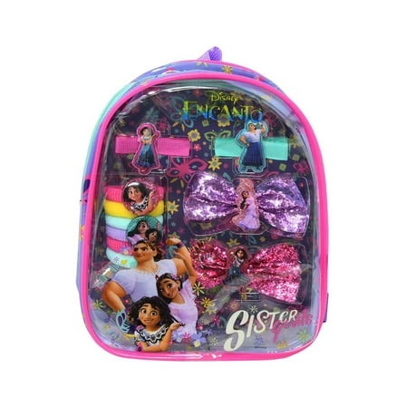 Girls Encanto Hair Accessories Set Hair Ties Clips Bows Maribel Isabella 10-Pcs