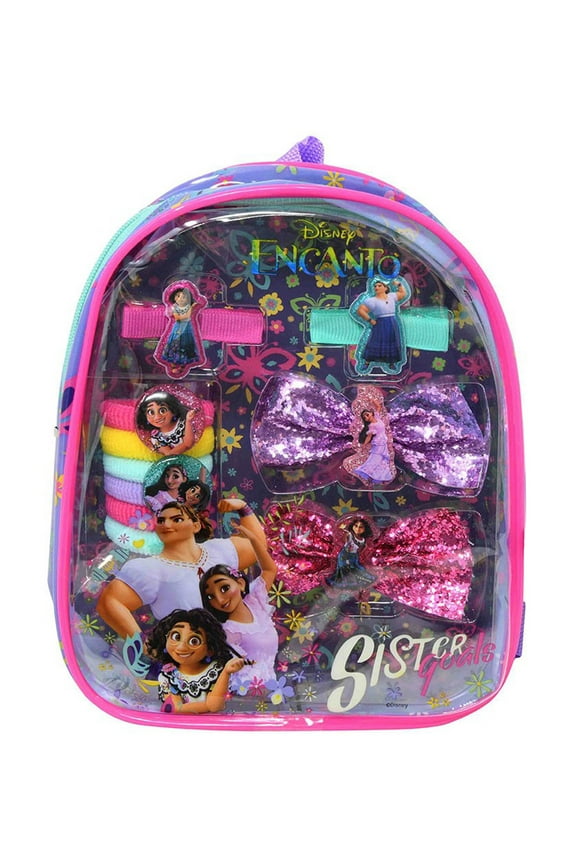 Girls Encanto Hair Accessories Set Hair Ties Clips Bows Maribel Isabella 10-Pcs