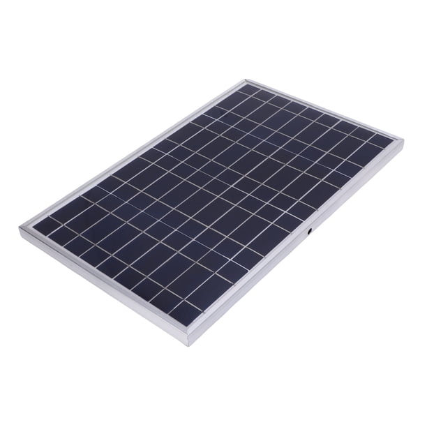 Kit De Controlador De Panel Solar, Panel Solar De 100 W, Marco De Aluminio, Regulador De 12 V 10-50 A Con Abrazadera De Batería Para Coche, RV, Barco, Remolque
