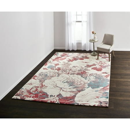 - Julia 8' x 10' Area Rug, in Red