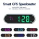 thumbnail image 4 of Pantalla de velocidad HUD para automóvil colorida conmutable en KMH/MPH con reloj integrado, 4 of 6