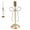 A, variant on Gold Bow Taper Candle Holders, 2PCS Vintage Iron Candlestick Stands for Dining Table Centerpieces, Elegant Ribbon Tall Candle Sticks Holder for Wedding Party Mantle Fireplace Decor