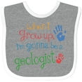 thumbnail image 3 of Inktastic Geologist Future Boys or Girls Baby Bib, 3 of 4